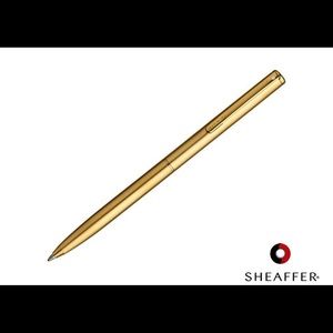 Brushed 22k Gold Trim Ballpoint Pen